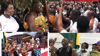 Arrival Of His Royal Majesty Otumfuo Osei Tutu ll To His 25th &amp; Commission Of Jubilee Hall