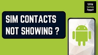 How to Fix SIM Contacts Not Showing in Android screenshot 5