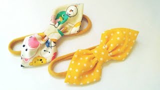 Baby Headband Ideas : Simple Bow Headband | DIY by Elysia Handmade