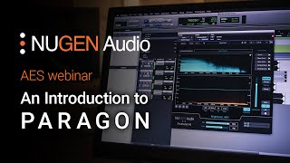 Paragon webinar @ AES 2020 Video