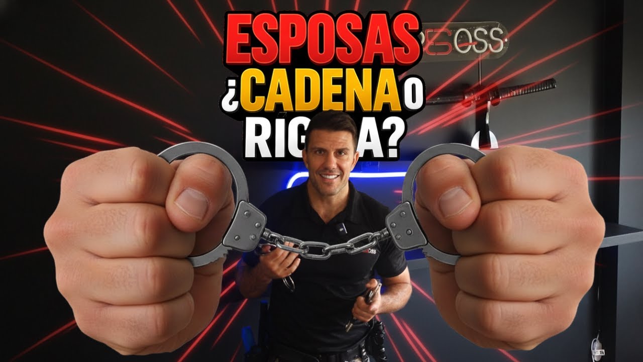 🔒¿CADENA o RÍGIDA? La VERDAD sobre las esposas que uso y por qué las llevo así 🚔GUERREROSS TACTICAL