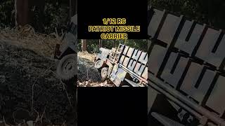 1/12 RC Luftwaffe patriot missile carrier built on the cross RC 8x8 chassis, was scratch-built