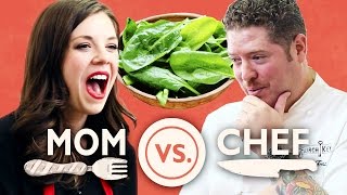 Mom Vs. Chef: Battle Spinach