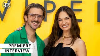 Dan Stevens on Playing a “Weird Russian” & Working with Lily James | Swiped Premiere Interview