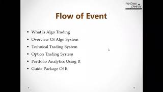 Webinar on Algorithmic Trading and Computational Finance Using Python & R