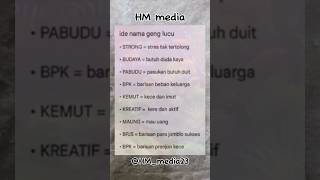 Ide Nama Geng Lucu story storytime wastory status fyp