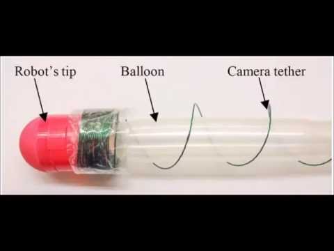 Fluidic locomotion for Robotic Colonoscopy