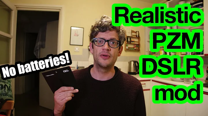 Realistic PZM mod for DSLRs