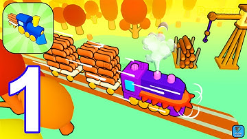 Rail Maker - Gameplay Walkthrough Part 1 Tiny Rails Railways Rail Lands Game (Android, iOS)