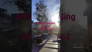 patio mist system outdoor fogging misting cooling system terrace rooftop garden water spray cooling