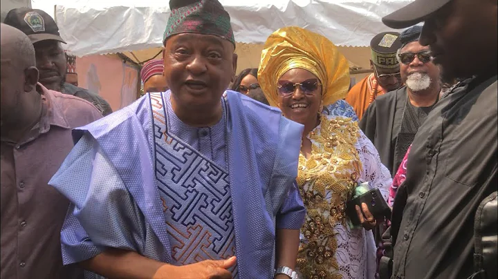 PRINCE JIDE KOSOKO DANCE ARRIVAL AT HIS 70TH BIRTHDAY CELEBRATION