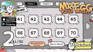 BIG ADVENTURE STORIES Mr Egg Puzzle Master All Levels 41 - 70 Part 2 Guide / Tutorial / Walkthrough