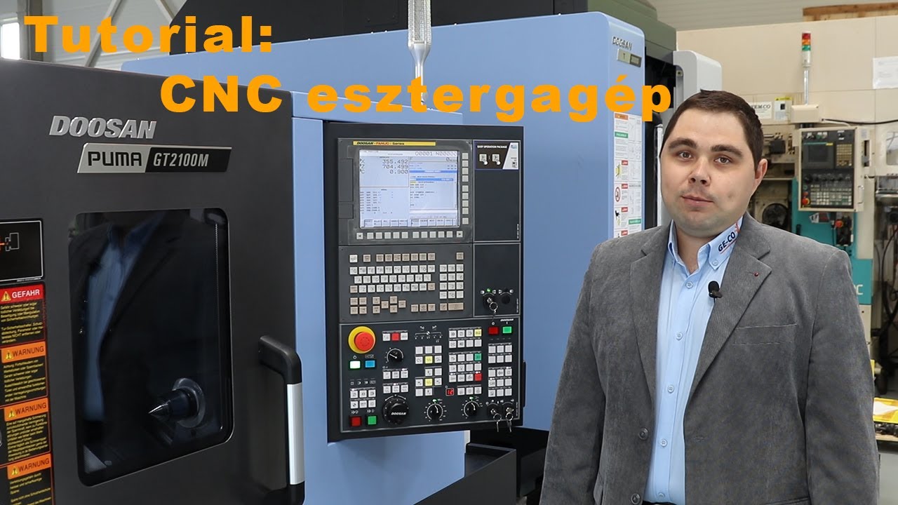 CNC esztergagép tutorial