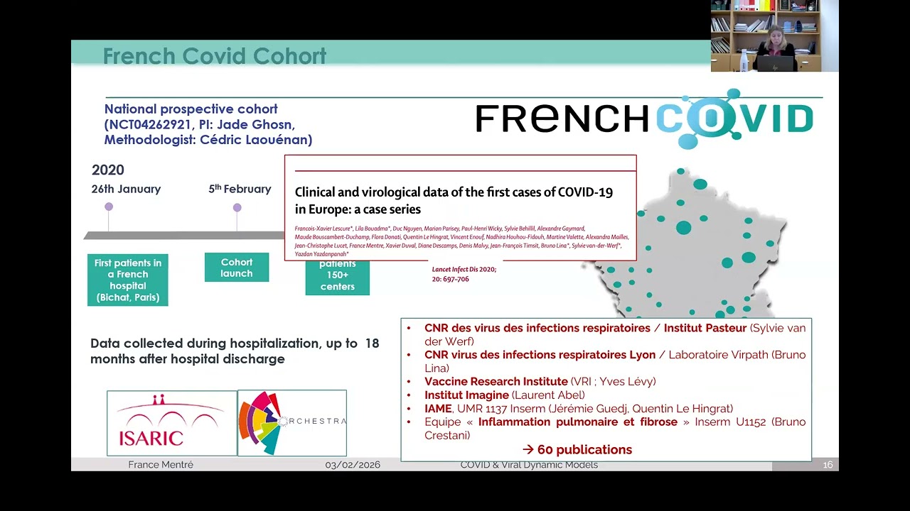 Keynote Recherche - France Mentré, Covid 19 : modèles de dynamique virale...