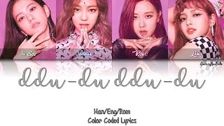 Blackpink Ddu-Du Ddu-Du 뚜두뚜두 Color Coded Hanromeng