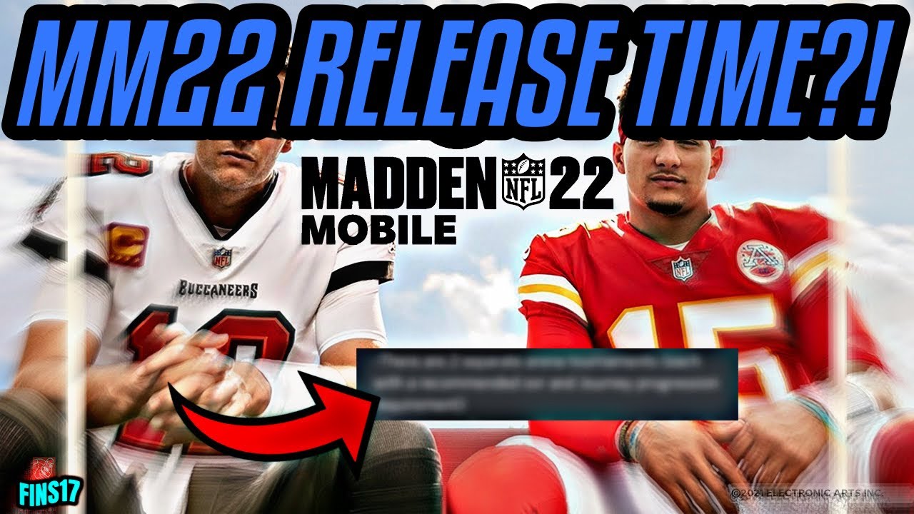 MADDEN MOBILE 22 RELEASE DATE AND TIME?! Madden Mobile 22 YouTube