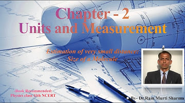 Estimation  of very small distance: size of a molecule