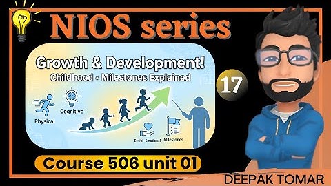 Nios 506 unit 01| Understanding the child | Dsssb prt 2025