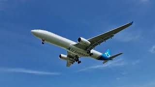 Air Transat A330-300 Close-up Landing at Zagreb Franjo Tudman Airport (ZAG/LDZA)