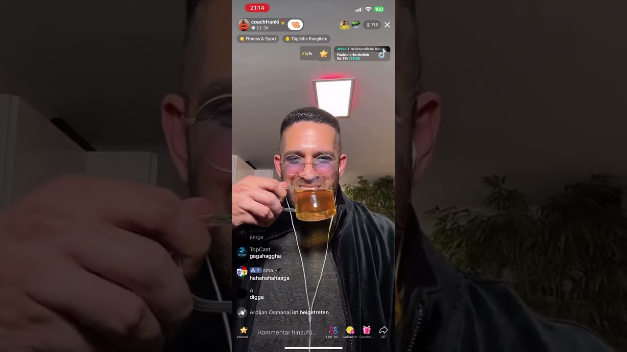 COACH FRANKY WAR LIVE PURE UNTERHALTUNG 😂