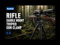 Rifle Saddle Mount Tripod Clamp | Mlok &amp; Arca Swiss Compatible