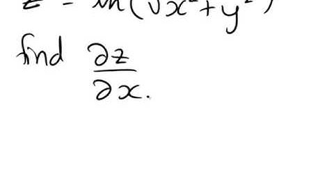 First Order Partial Differentiation | Maths Cast | Mathematics Illustrating | Easy Maths Solutions |