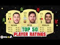 FIFA 20 | TOP 50 BEST PLAYER RATINGS! 😳🔥 ft. Messi, Ronaldo, Hazard... etc