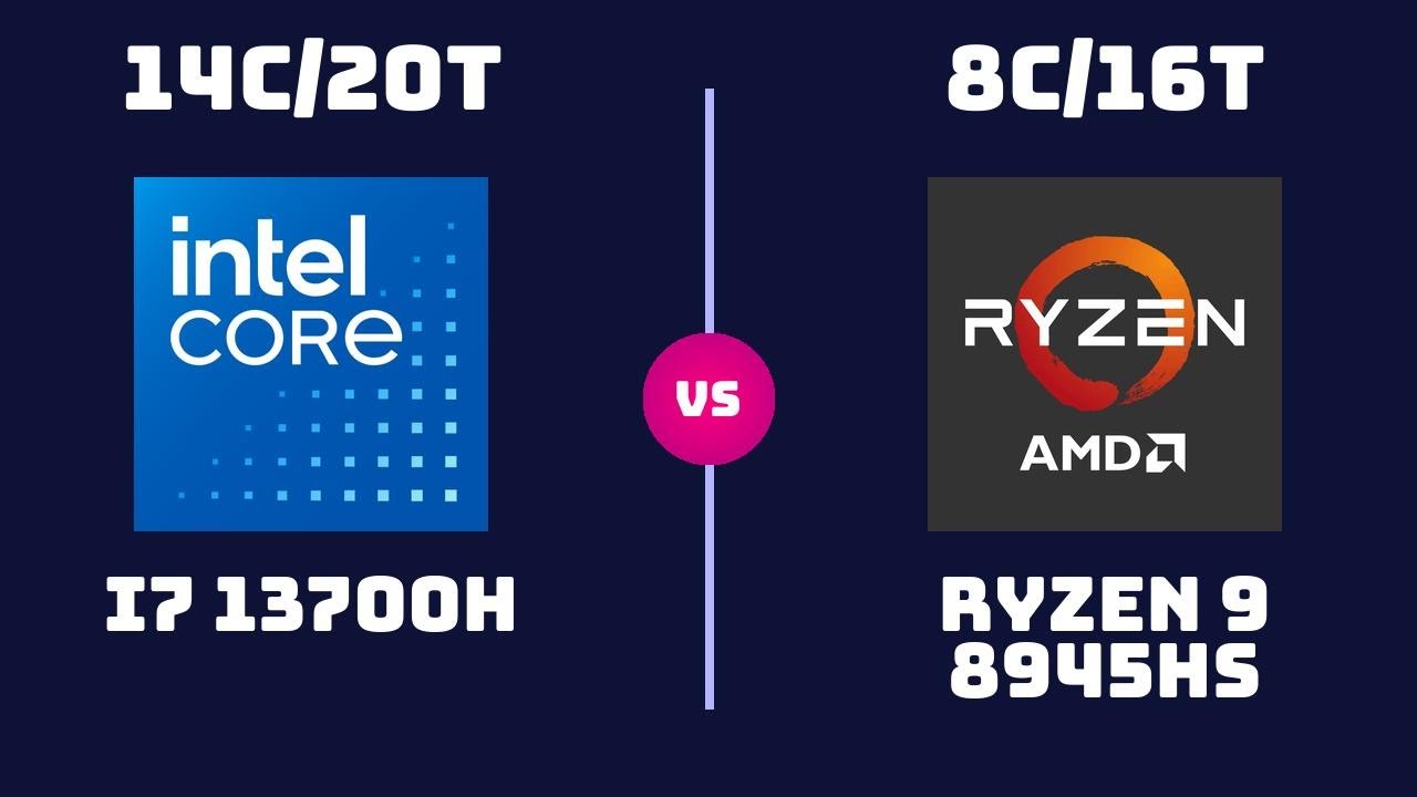 Intel Core i7 13700H vs AMD Ryzen 9 8945HS – CPU Comparison | Which CPU is Actually Better?