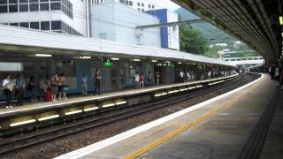 SS8 0186 haul T812+MTR 8003 haul KTT passing East Rail line Kowloon Tong Station