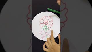 How to draw rose 🌹 #diy #drawingforkids #drawing #shortsfeed #short #shortsviral #shortsvideo #art