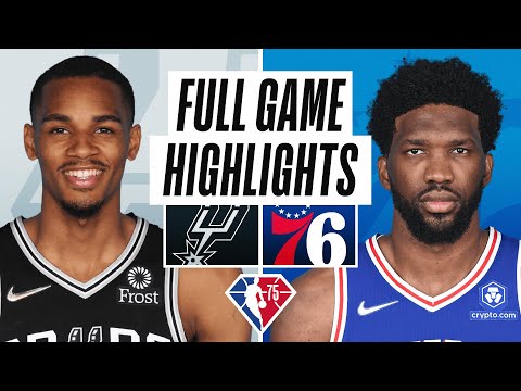 Game Recap: 76ers 119, Spurs 100