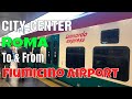 ROME City To FIUMICINO Airport By Train 2019 | Leonardo Express | Termini Station | ROMA