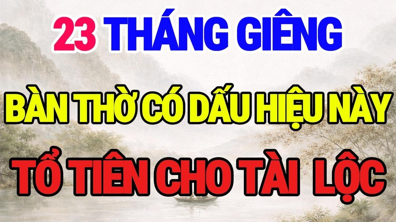 NGÀY 22 THÁNG GIÊNG: TRÊN BÀN THỜ XUẤT HIỆN DẤU HIỆU NÀY! TỔ TIÊN CHO TÀI LỘC, GIÀU KHÔNG LỐI THOÁT