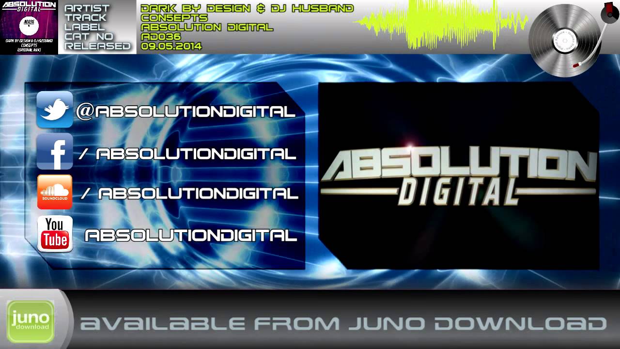 YouTubeでDark By Design & Dj Husband - Con5epts (Absolution Digital)を視聴