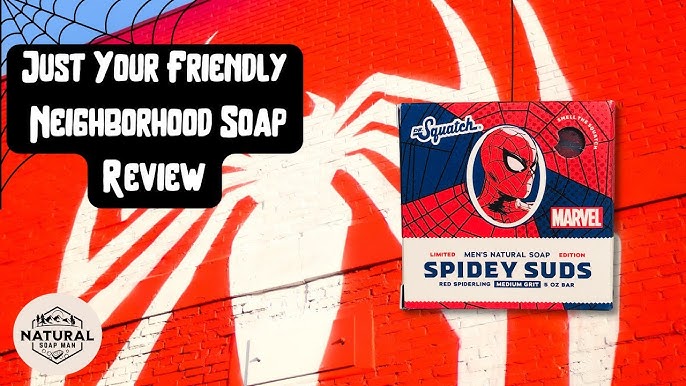 Dr. Squatch 🕸 Spiderman Spidey Suds Marvel Collection - 2 Pack