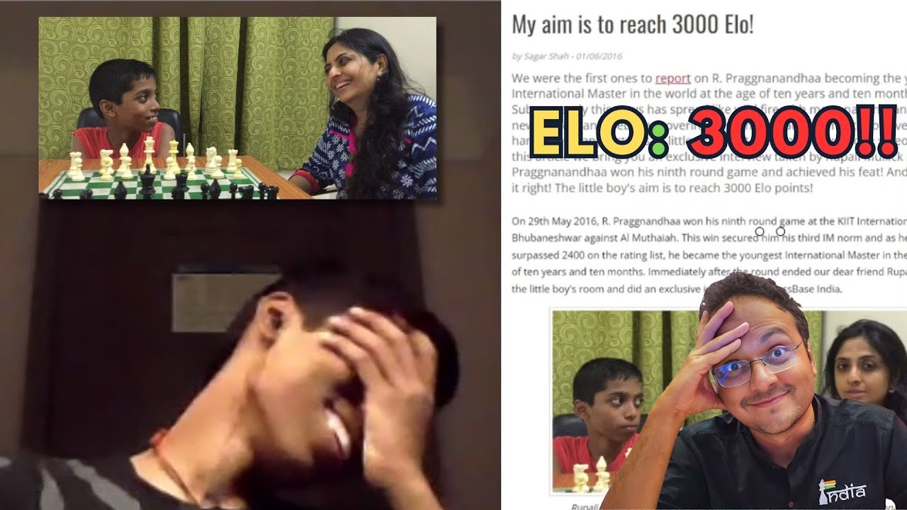 Indian chess community on Praggnanandhaa crossing 2700 Elo at the age of 17  years - ChessBase India
