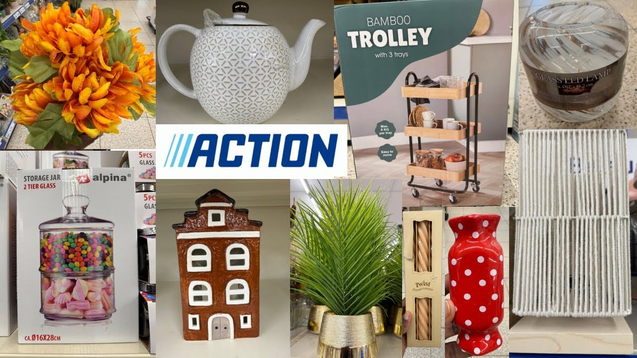 ✨Action shoppen, Neue Deko, Kerzen,Küchenutensilien und Möbeln.