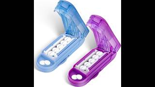 Precise Cuts for Tiny or Large Pills 😄💊 Adjustable Pill Splitter 2‑Pack Review