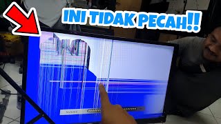 TV SAYA TIDAK PECAH, CUMA BERGARIS VLOG279