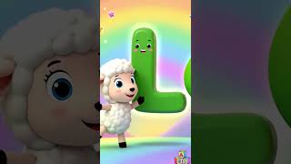Phonics Song 2 with TWO Words in 3D - A For Apple🍎🍏- ABC Alphabet Songs with Sounds for Children#abc
