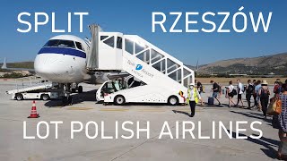 Split Airport (SPU) - Rzeszów Airport (RZE) | Trip Report | Lot Polish Airlines | Croatia - Poland