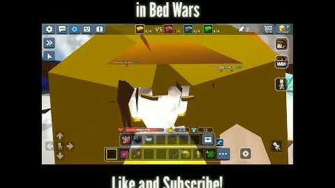 INVINCIBLE GLITCH in Bed Wars - Blockman Go #shorts