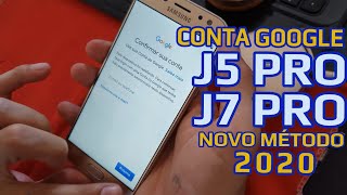 DESBLOQUEIO CONTA GOOGLE J5 PRO / J7 PRO PATCH DE ABRIL 2020