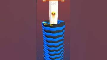 Stack Ball level 223 #viral #shorts #gaming #stackball #ytshorts