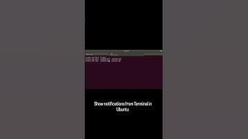 Show PopUp notifications from Terminal in Ubuntu #code #programming #coding #ubuntu #linux #angular