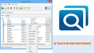 how to scan same network all ip || ip scan use ip scanner software screenshot 2
