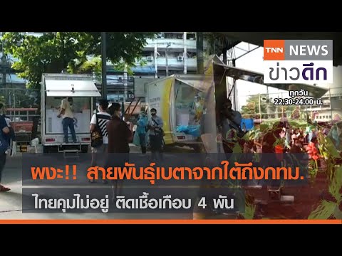ผงะ!! สายพันธุ์เบตาจากใต้ถึงกทม. ไทยคุมไม่อยู่ ติดเชื้อเกือบ 4 พัน | TNN ข่าวดึก | 27 มิ.ย. 64