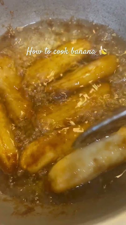 How to cook bananas #youtubeshorts #shorts #shortsvideo #banana # ...
