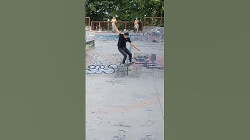 lip slide on the handrail #shorts #skate #skateboarding #skatepark