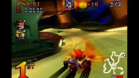 Crash Team Racing Gameplay 4:Adventure Mode - Boss - Nitrous Oxide